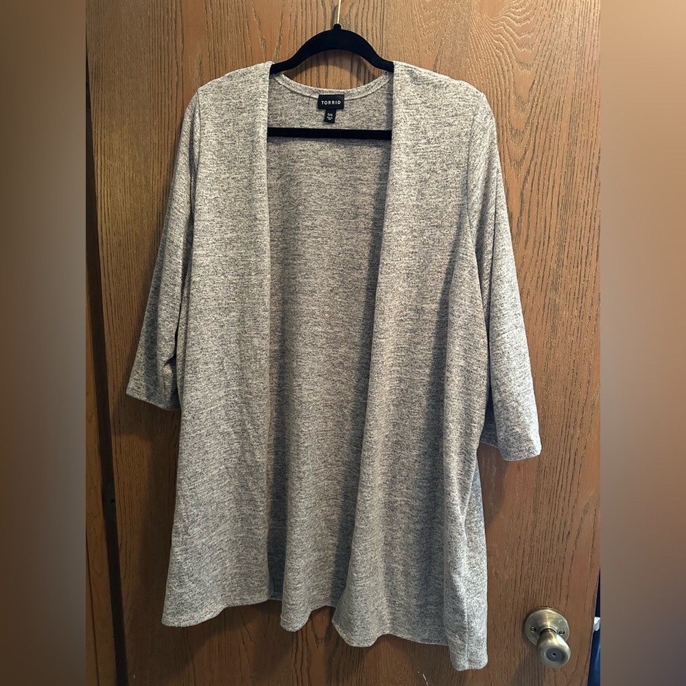 Torrid size 5/6 open front sweater